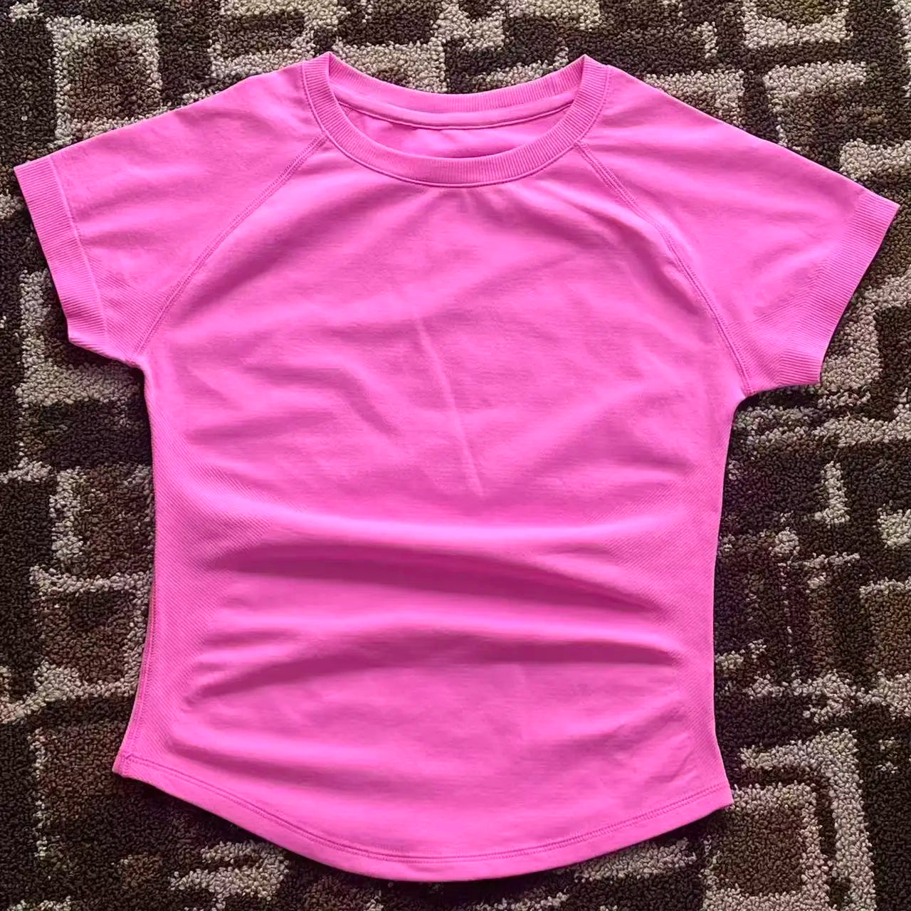 Impact Women Short Sleeve Top Seamless Yoga Leotard Clothing Women Gym T Shirts Workout Running Shirts Fitness Sports Vest